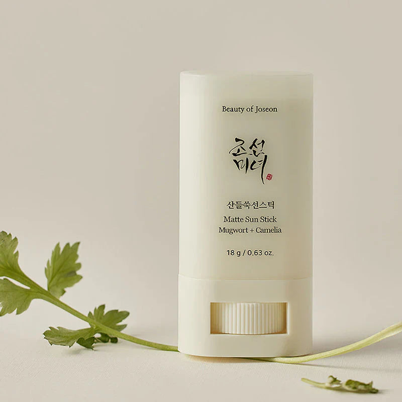 Matte sun stick: Mugwort + Camelia SPF50 PA++++ - 18 g - stick solaire