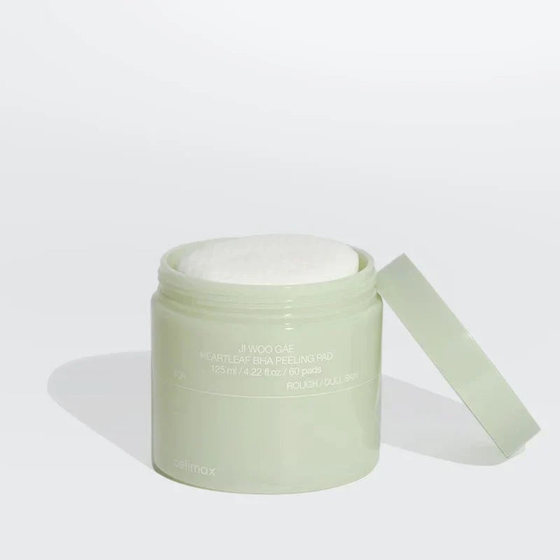 Ji Woo Gae Heartleaf BHA Peeling Pad - 60 pcs - exfoliant