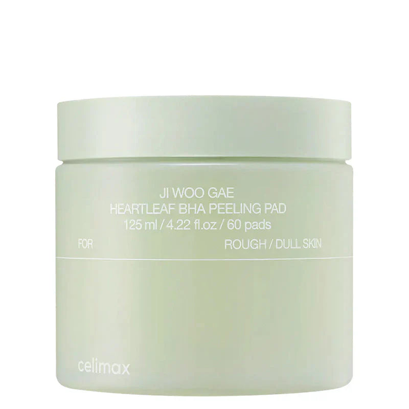 Ji Woo Gae Heartleaf BHA Peeling Pad - 60 pcs - exfoliant