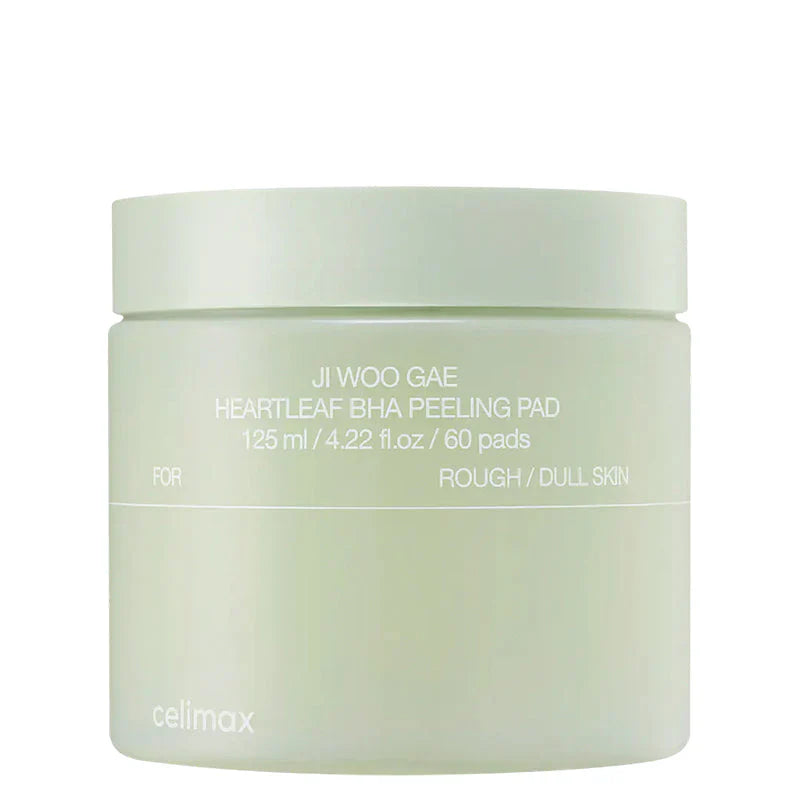Ji Woo Gae Heartleaf BHA Peeling Pad - 60 pcs - exfoliant