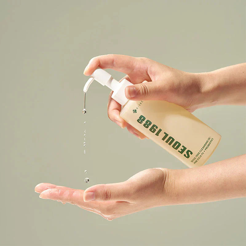 SEOUL 1988 Cleansing Oil: Pine Cica 1% + Probiotics - 200 ml - huile démaquillante