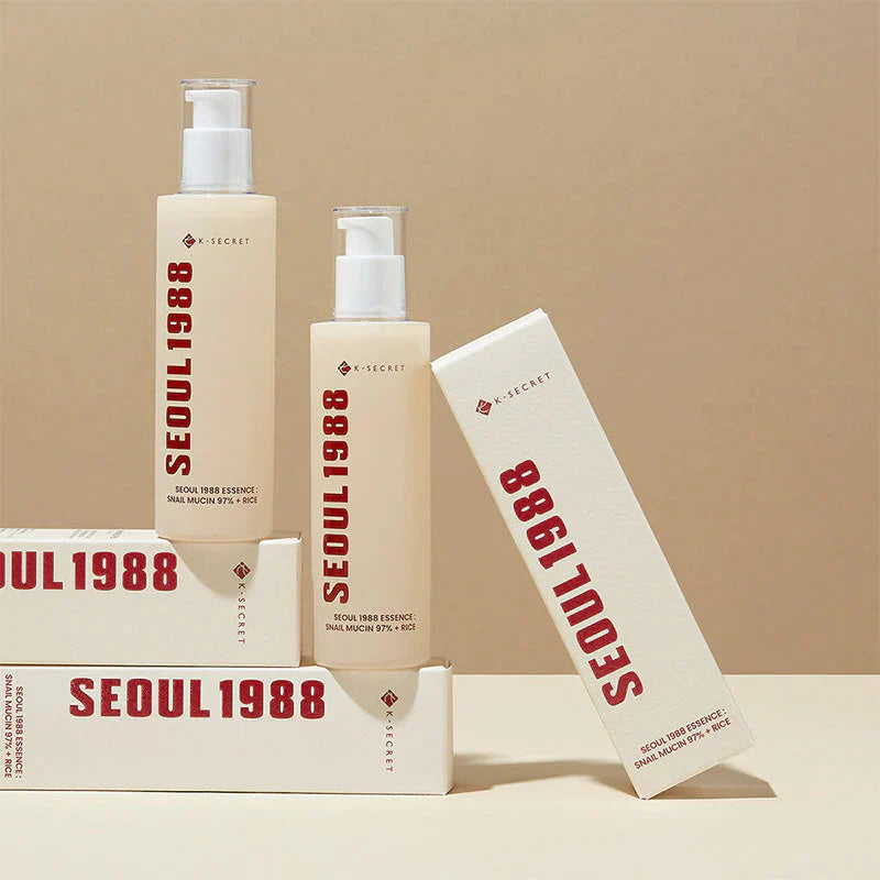 SEOUL 1988 Essence: Snail Mucin 97% + Rice - 100 ml - essence