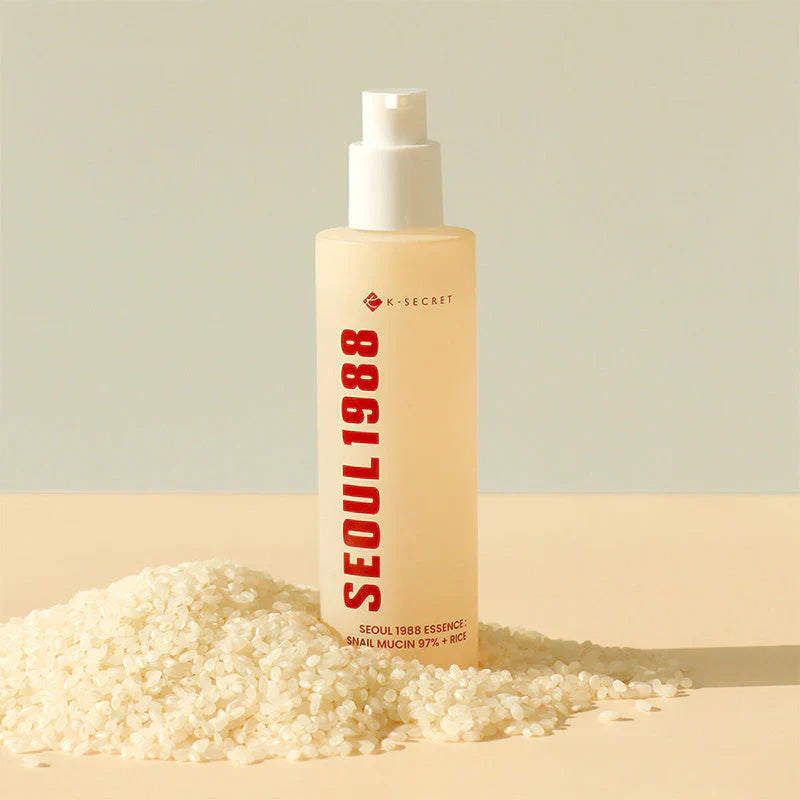 SEOUL 1988 Essence: Snail Mucin 97% + Rice - 100 ml - essence