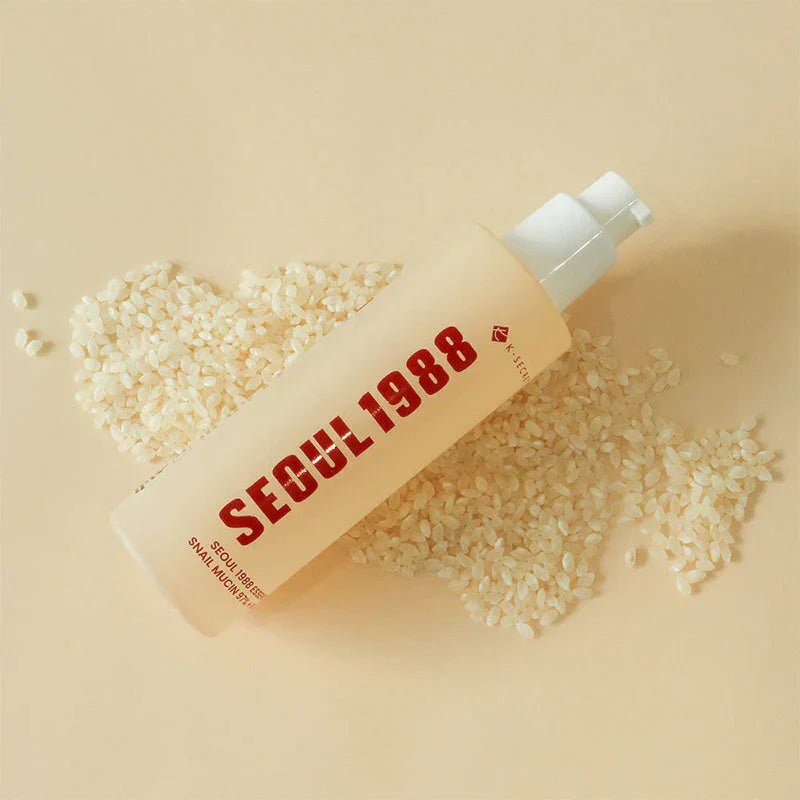 SEOUL 1988 Essence: Snail Mucin 97% + Rice - 100 ml - essence