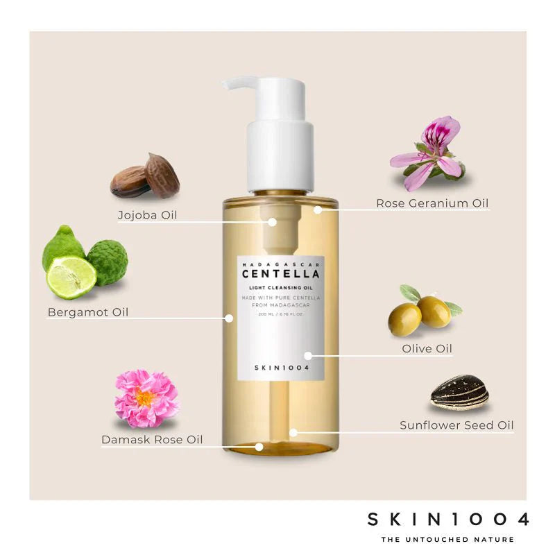 Madagascar Centella Light Cleansing Oil - 200 ml - huile démaquillante