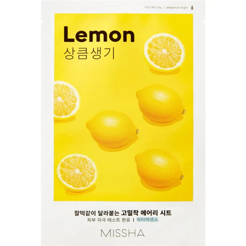Airy Fit Sheet Mask - Citron - masques