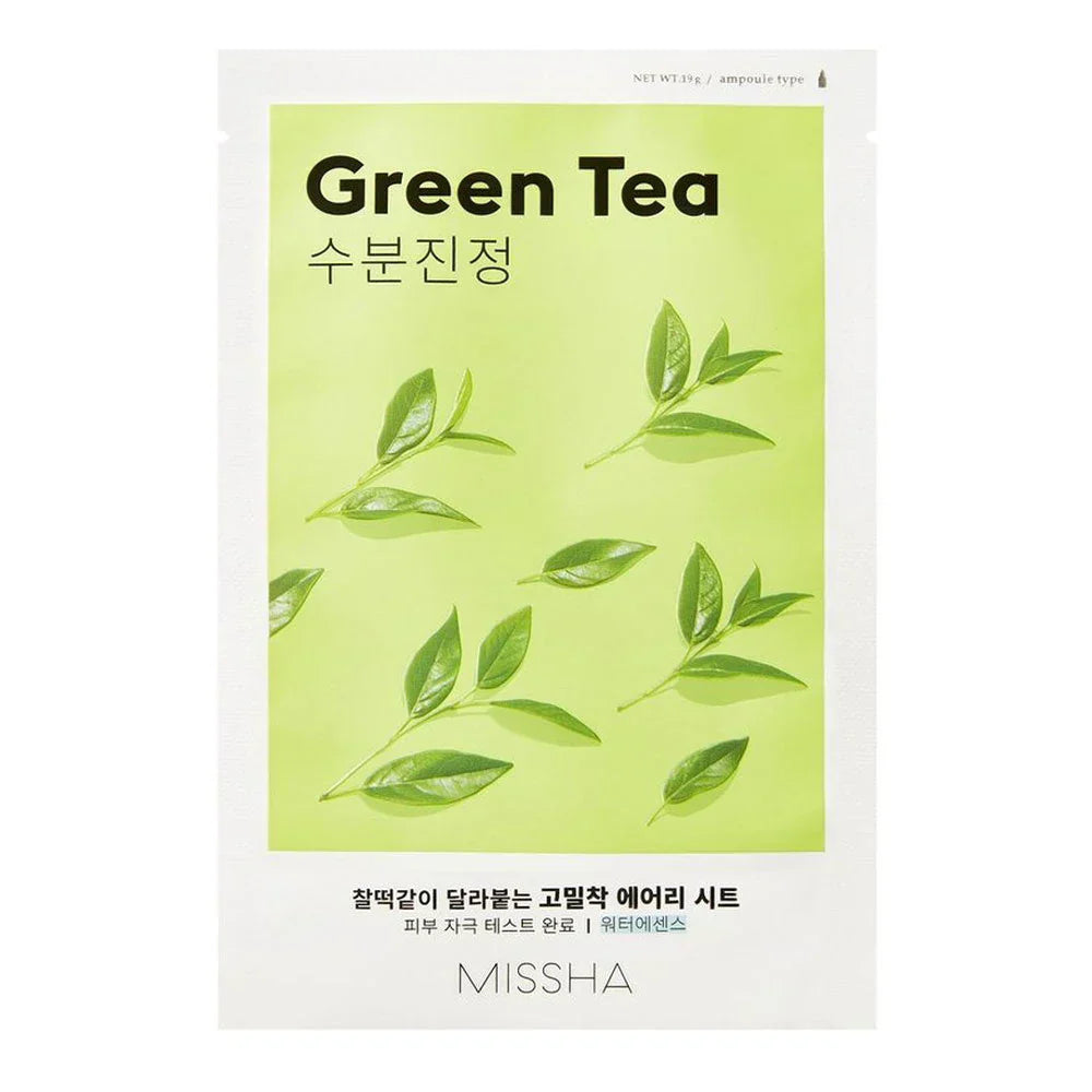 Airy Fit Sheet Mask - Thé vert - masques