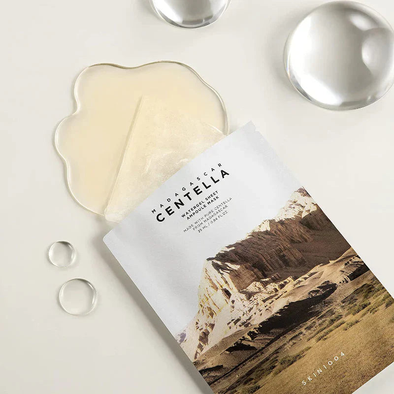 Madagascar Centella Watergel Sheet Ampoule Mask - 1 pc - masques