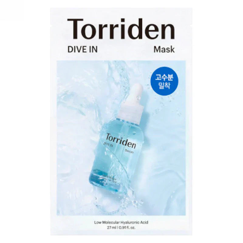 DIVE-IN Low Molecular Hyaluronic Acid Mask - 1 pc - masques