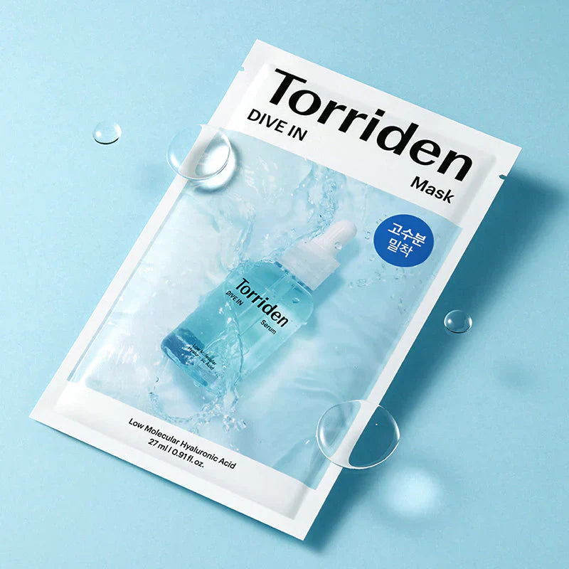 DIVE-IN Low Molecular Hyaluronic Acid Mask - 1 pc - masques